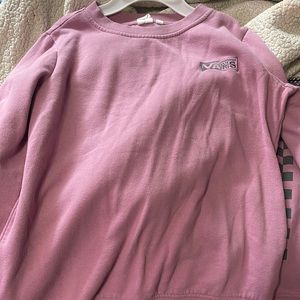 purple vans crewneck